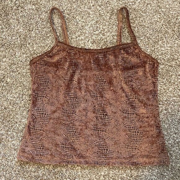 Xhilaration Animal Print Boho Womens Camisoles Top Size Med - Picture 1 of 6
